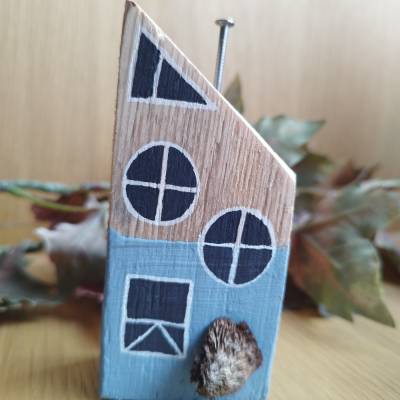 Deko Holzhaus handgemacht | kleines Holzhäuschen | Unikat | liebevolles Geschenk