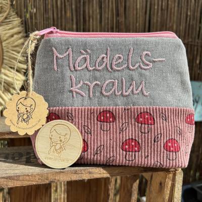 Mädelskram // Schminktasche // Kosmetiktasche // Geschenk // Schminktäschchen // Kulturbeutel