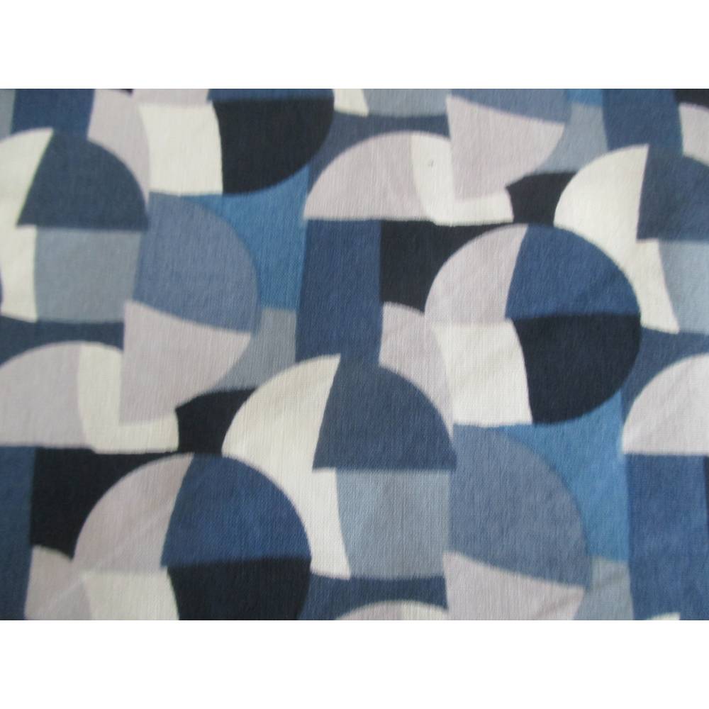 Baumwoll-Rayon-Voile leichter Frühlings-/Sommerstoff Blätter orange-pink(1m/8,-€) Bild 4
