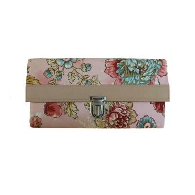 Geldbörse Portemonnaie Blumen Rosa Caramel - Miss Manny Maxi