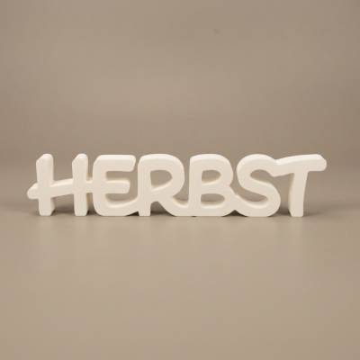 Herbst Schriftzug STL/3MF Datei – Digitale 3D-Druckvorlage ohne Sockel