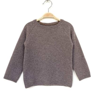 Kaschmirpullover Größe 86 braun / Upcycling Kinderpullover 100% recycelter Kaschmir