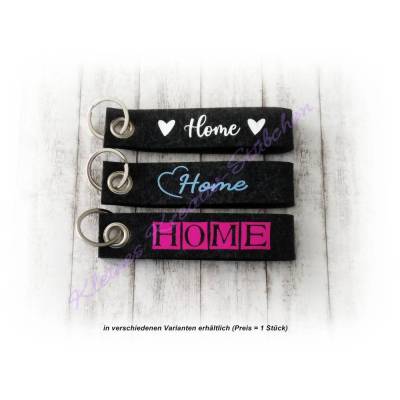 Schlüsselanhänger Home, personalisierbar, Geschenk, Einzug, Umzug, neues Zuhause, Haus, Handmade