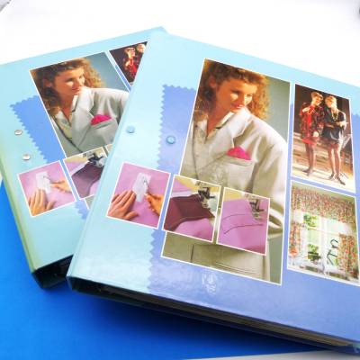 Nähen Tipps und Tricks - Nähen lernen - Nähkurse 2 gefüllte Sammelordner - Vintage