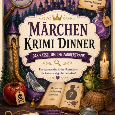 Krimidinner Kinder – Chaos im Märchenwald | Märchen Detektivspiel ab 8 Jahren zum Ausdrucken