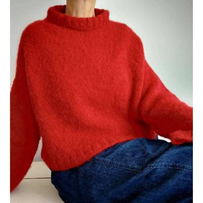 Big Comfy - Strickanleitung für einen bequemen Pullover und Slipover