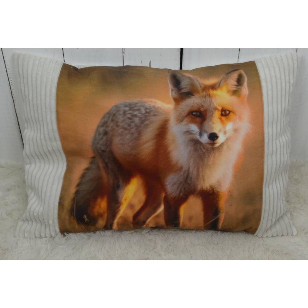 Kuschel-Kissenbezug Fuchs 40 x 60 cm