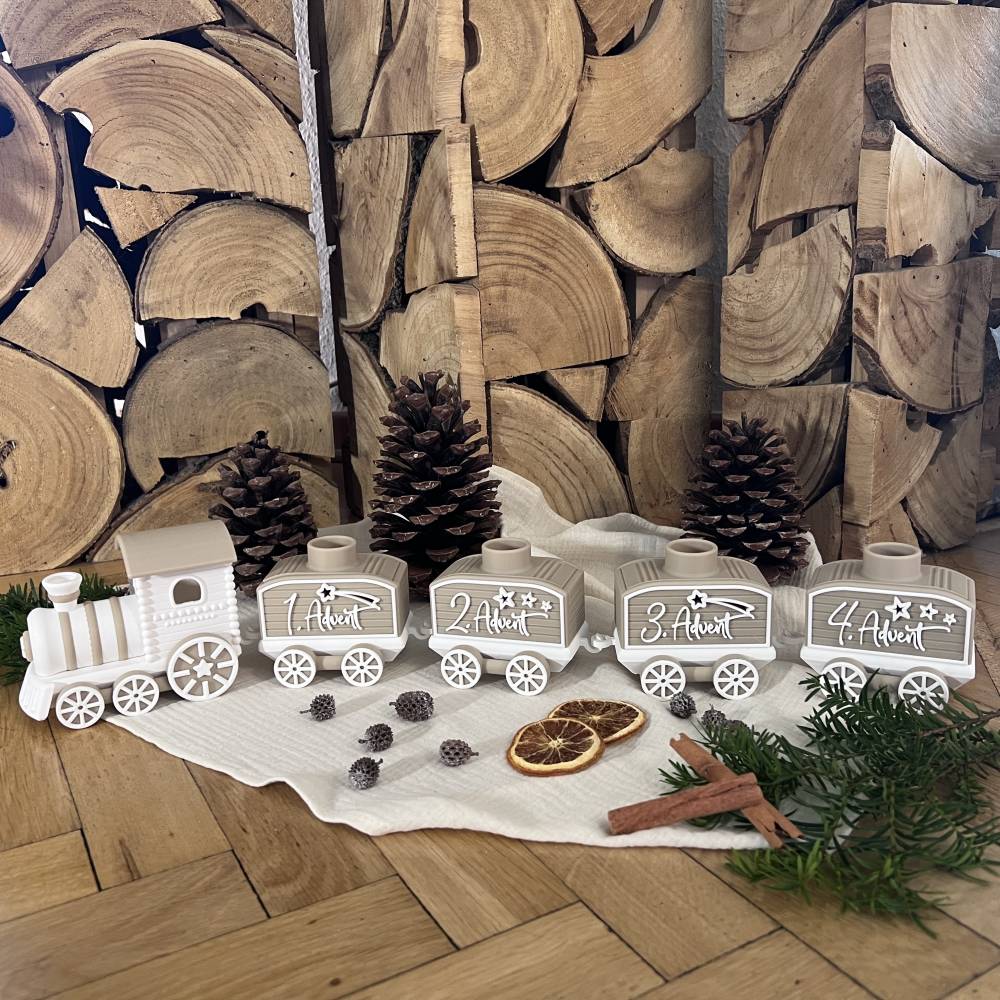 Adventskranz Ideen, Ausgefallener Adventskranz, Weihnachtsdeko Idee, Tischdeko Weihnachtszeit, Adventskranz Länglich