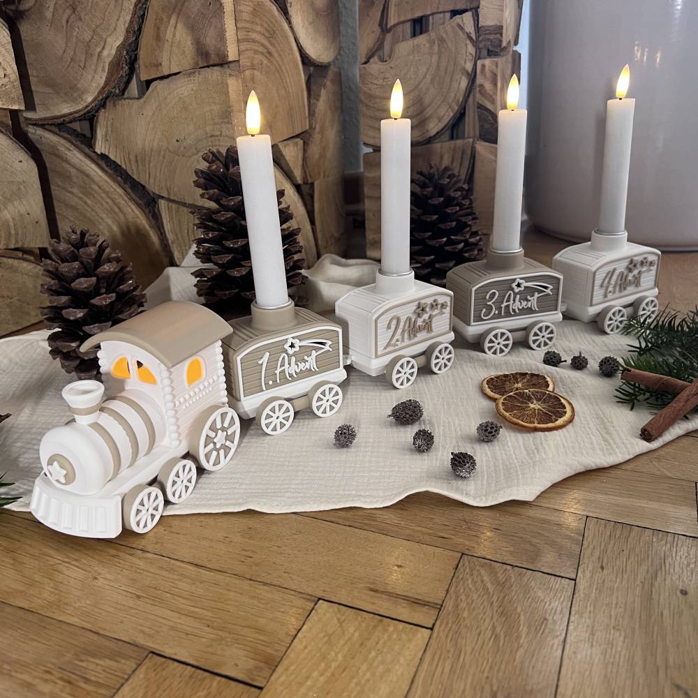 Adventskranz Ideen, Ausgefallener Adventskranz, Weihnachtsdeko Idee, Tischdeko Weihnachtszeit, Adventskranz Länglich