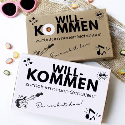 Toffifee Banderole Willkommen im neuen Schuljahr – Printable Geschenkidee für Lehrer & Schüler, Schulstart Motivation