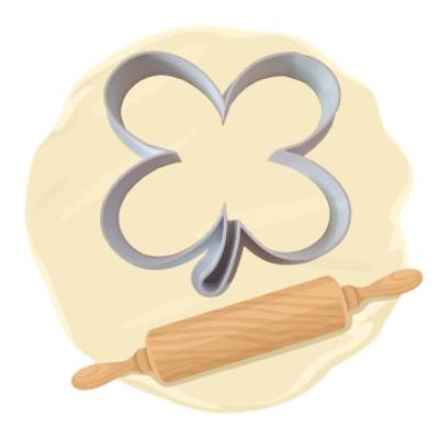 Keksausstecher "Kleeblatt"
