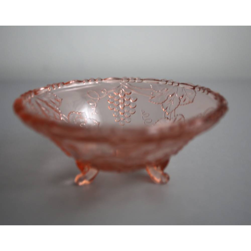 Dessert Schälchen Rosalin Glas Trauben und Ranken