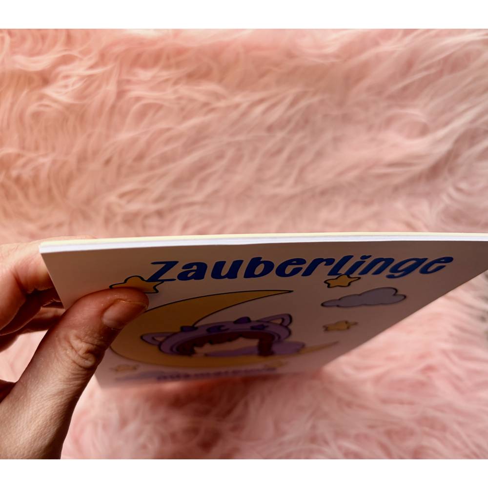 Zauberlinge Ausmalbuch für Kinder – 10 Kawaii Ausmalbilder DIN A5 – Selbst gezeichnet & handgemacht Bild 6