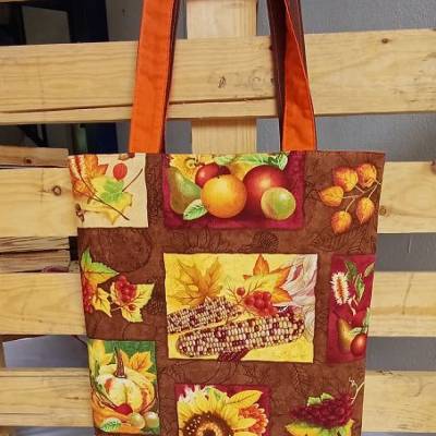 Baumwolltasche „Herbst“, Einkaufsbeutel, Shopping-Bag, Tote Bag