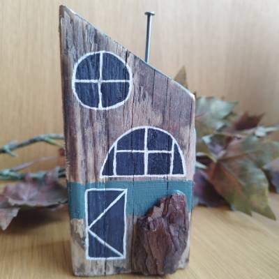 Deko Holzhaus handgemacht | kleines Holzhäuschen | Unikat | liebevolles Geschenk