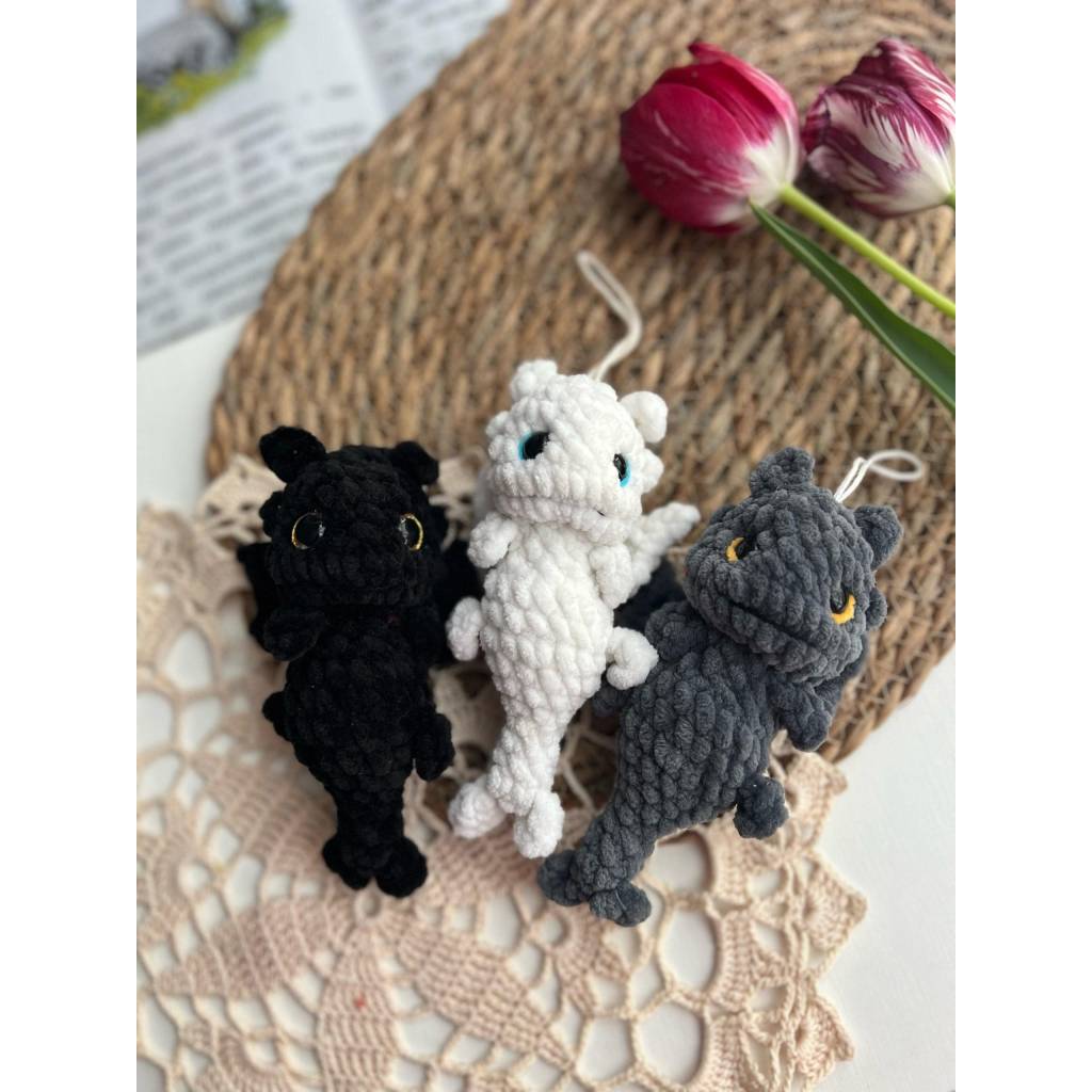 **Amigurumi Häkelanleitung Babydrache PDF | Süßer Drache häkeln | Kuscheltier aus Plüschgarn | Anfänger Anleitung Bild 2