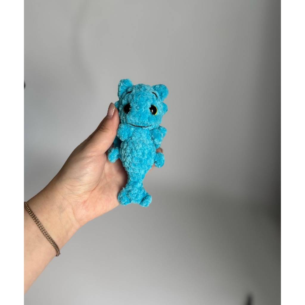 **Amigurumi Häkelanleitung Babydrache PDF | Süßer Drache häkeln | Kuscheltier aus Plüschgarn | Anfänger Anleitung Bild 5