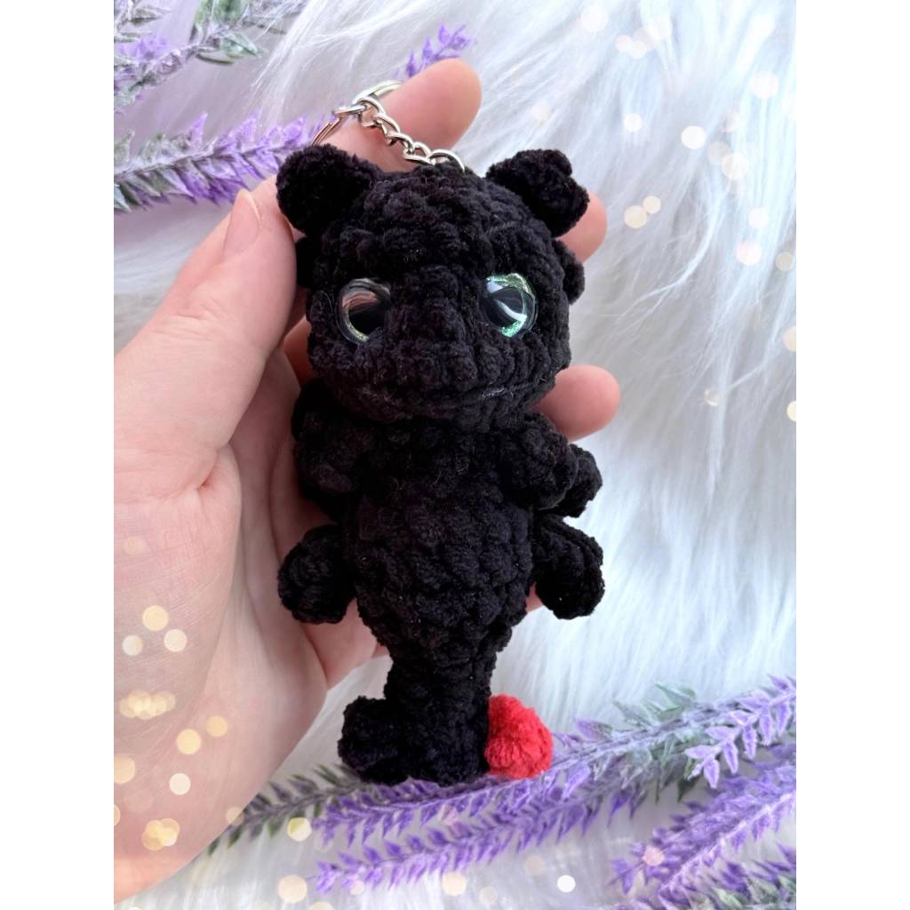 **Amigurumi Häkelanleitung Babydrache PDF | Süßer Drache häkeln | Kuscheltier aus Plüschgarn | Anfänger Anleitung Bild 6