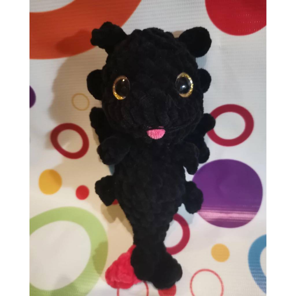 **Amigurumi Häkelanleitung Babydrache PDF | Süßer Drache häkeln | Kuscheltier aus Plüschgarn | Anfänger Anleitung Bild 7
