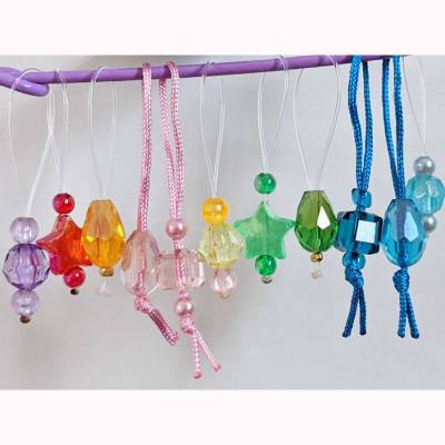 Maschenmarkierer "Kristall Mix" Set mit 10 Stück bunte Perlen Ø ca 8-10mm