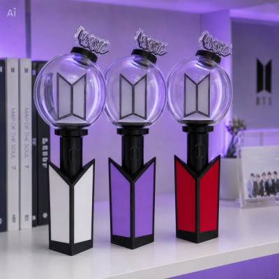 BTS Lightstick Ständer 3D Druck – Halterung für Army Bomb Ver. 3 SE & V4