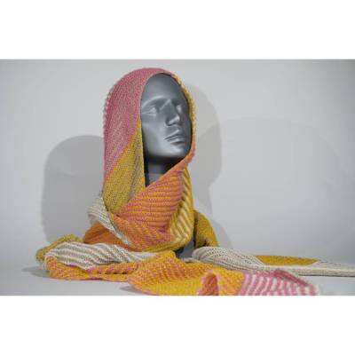 Handgestrickte langer Sommerschal