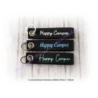 Schlüsselanhänger Camping, Urlaub, Campingurlaub, Wohnwagen, Handmade