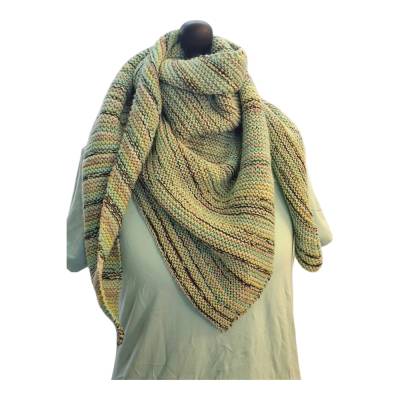 gestricktes Schultertuch, Dreiecktuch, Halstuch, Sockenwolle