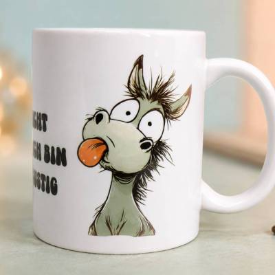 Lustige Spruch Tasse – Ich bin nicht komisch, ich bin limitiert lustig – Geschenkidee mit Humor
