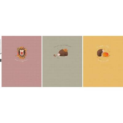 Jersey Stoff - Swafing - Panel - Igel Iggi by Christiane Zielinski