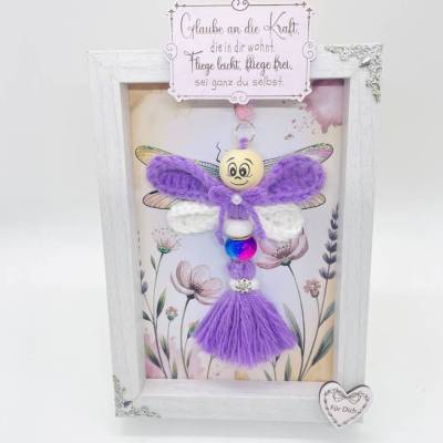 Glücksbringer handgearbeitete Libelle – Symbol für Glück, Leichtigkeit & Lebensfreude | Handgefertigte Geschenkidee
