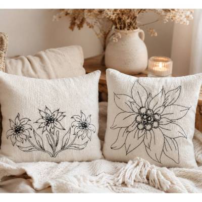 Stickdatei Edelweiss   Lineare Art / Outline Set 26139