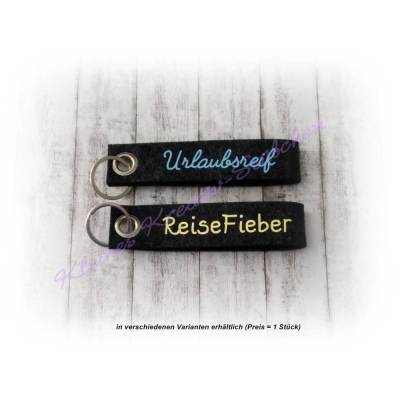 Schlüsselanhänger Camping, Urlaub, Reise, Reisefieber, Urlaubsreif, Handmade