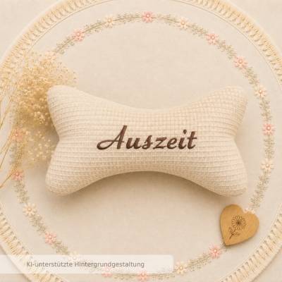Leseknochen „Auszeit“ – handgemacht & gemütlich
