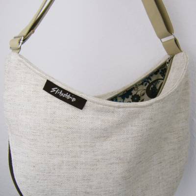 Handgefertigte Umhänge- / Crossbodytasche Salopp #115
