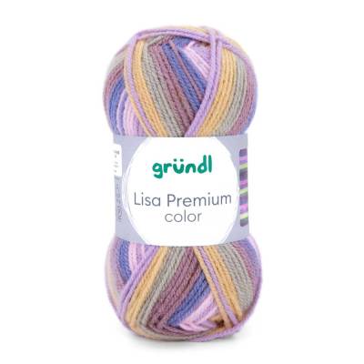 Strickgarn / Häkelgarn Lisa Premium color von Gründl Wolle