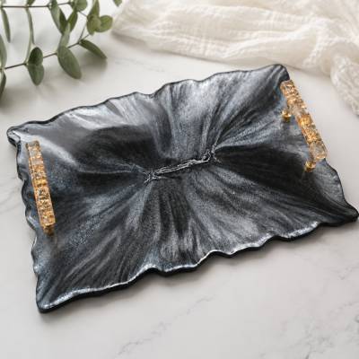 Handgefertigtes Resin-Tablett