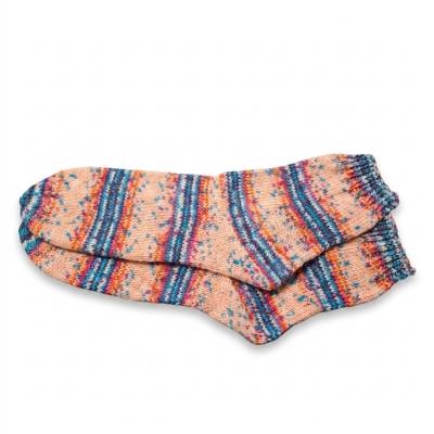 Wollsocken Größe 42 – 75% Schurwolle, 25% Polyamid - Stricksocken Kurzsocken handgestrickt