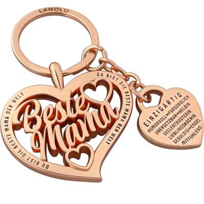 Schlüsselanhänger Beste Mama – Persönliches Geschenk zum Muttertag & Geburtstag