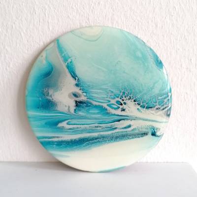 Mini - Acrylbild mit Resinbeschichtung