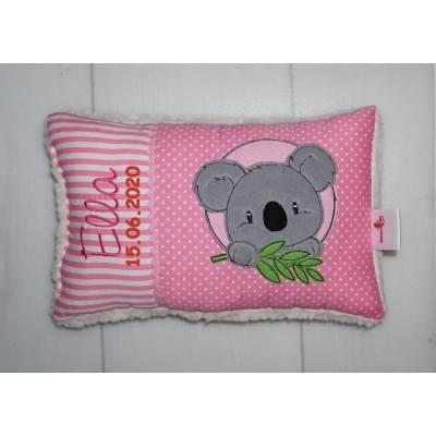 Koala Bär & Name - Personalisierte Kissen, Kindergarten, Geschenk, Geburt, Kissen mit Namen, Namenskissen