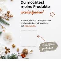 Weihnachtskarte Empfehlungsaktion mit individuellem QR-Code zum Aufkleben