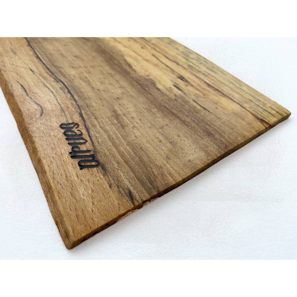 Holzbrett aus gestocktem Buchenholz, nachhaltiges Deko Unikat, rustikale Naturdeko, handgemachtes Deko Brett