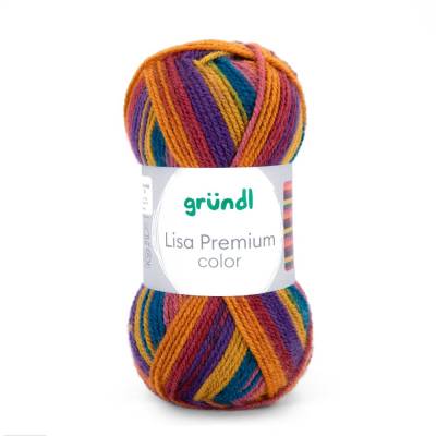 Strickgarn / Häkelgarn Lisa Premium color von Gründl Wolle