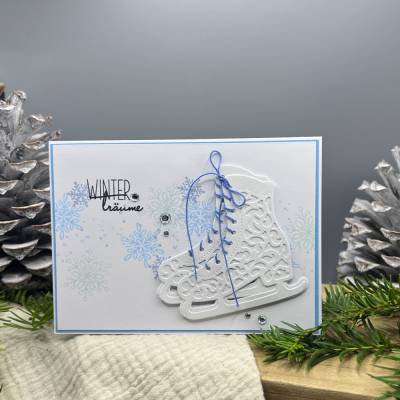 Geburtstagskarte Idee, Geburtstag Grußkarte, Geburtstagskarte mit Spruch, Grüße Weihnachtszeit, Winterliche Grüße