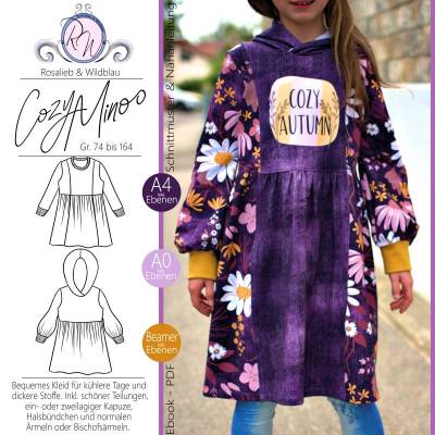 Ebook Schnittmuster CozyMinoo Kleid Gr. 74-164