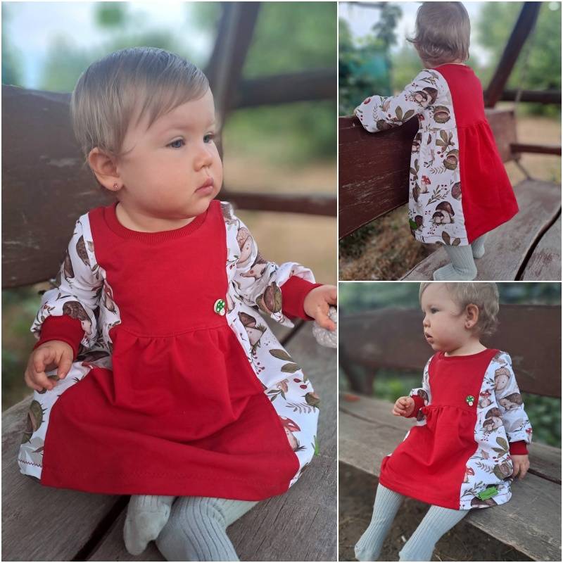 Ebook Schnittmuster CozyMinoo Kleid Gr. 74-164 Bild 8