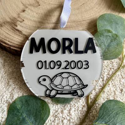 Acrylschild 10 cm rund individuell personalisiert Acrylplatte
