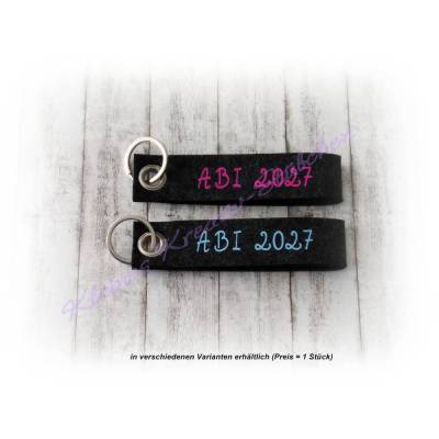Schlüsselanhänger ABI, Schulabschluss, Geschenk zum Abitur, Handmade