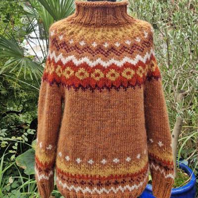 Pullover aus Islandwolle ***Norweger**onesize bis L